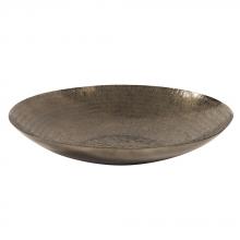 Howard Elliott 35088 - Deep Bronze Aluminum Tray & Wall Art with Chisel Texture - Large