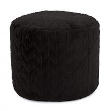 Howard Elliott 872-1090 - Tall Pouf Angora Ebony