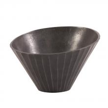 Howard Elliott 35043 - Graphite Chiseled Metal Bowl