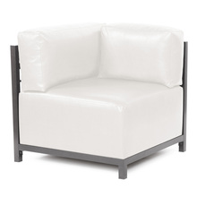 Howard Elliott K921T-190 - Axis Corner Chair Avanti White Titanium Frame