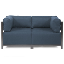 Howard Elliott K922T-230 - Howard Elliott Sterling Indigo Axis 2pc Sectional - Titanium Frame