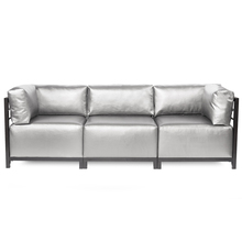 Howard Elliott K923T-770 - Howard Elliott Luxe Mercury Axis 3pc Sectional - Titanium Frame