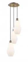 Innovations Lighting 113B-3P-AB-G651-7 - Cindyrella - 3 Light - 14 inch - Antique Brass - Cord Hung - Multi Pendant