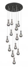 Innovations Lighting 132BK-451-1P-SN-G451-5SM-20 - Owego - 13 Light - 32 inch - Brushed Satin Nickel - Multi Pendant