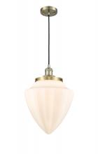 Innovations Lighting 201C-AB-G661-12 - Bullet - 1 Light - 12 inch - Antique Brass - Cord hung - Mini Pendant