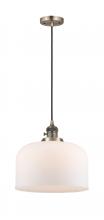 Innovations Lighting 201CSW-AB-G71-L - Bell - 1 Light - 12 inch - Antique Brass - Cord hung - Mini Pendant