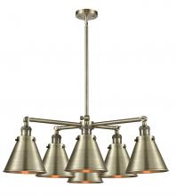 Innovations Lighting 207-6CR-AB-M13-AB - Appalachian 6 Light Chandelier