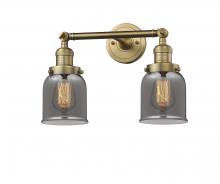 Innovations Lighting 208-BB-G53 - Bell - 2 Light - 16 inch - Brushed Brass - Bath Vanity Light