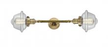 Innovations Lighting 208L-BB-G532 - Oxford - 2 Light - 8 inch - Brushed Brass - Bath Vanity Light