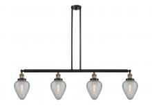 Innovations Lighting 214-BAB-G165 - Geneseo - 4 Light - 52 inch - Black Antique Brass - Stem Hung - Island Light