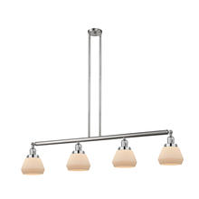 Innovations Lighting 214-SN-G171 - Fulton - 4 Light - 51 inch - Brushed Satin Nickel - Stem Hung - Island Light