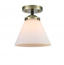 Innovations Lighting 284-1C-BAB-G41 - Cone - 1 Light - 8 inch - Black Antique Brass - Semi-Flush Mount