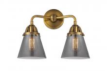 Innovations Lighting 288-2W-BB-G63 - Cone - 2 Light - 14 inch - Brushed Brass - Bath Vanity Light