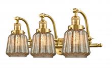 Innovations Lighting 515-3W-SG-G146 - Chatham - 3 Light - 28 inch - Satin Gold - Bath Vanity Light