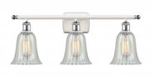 Innovations Lighting 516-3W-WPC-G2811-LED - Hanover - 3 Light - 26 inch - White Polished Chrome - Bath Vanity Light