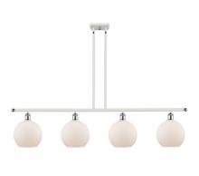 Innovations Lighting 516-4I-WPC-G121 - Athens - 4 Light - 48 inch - White Polished Chrome - Cord hung - Island Light