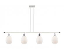 Innovations Lighting 516-4I-WPC-G81 - Eaton - 4 Light - 48 inch - White Polished Chrome - Cord hung - Island Light