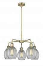 Innovations Lighting 516-5CR-AB-G82 - Eaton - 5 Light - 24 inch - Antique Brass - Chandelier