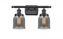 Innovations Lighting 916-2W-BK-G53 - Bell - 2 Light - 16 inch - Matte Black - Bath Vanity Light