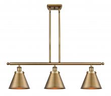 Innovations Lighting 916-3I-BB-M13-BB-LED - Appalachian - 3 Light - 36 inch - Brushed Brass - Stem Hung - Island Light