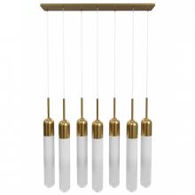 Avenue Lighting HF7407-AB - Tribeca Multi Port Aged Brass Pendant