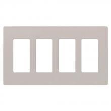 Lutron Electronics SC-4-TP - SATIN COLOR 4-GANG WALLPLATE TAUPE