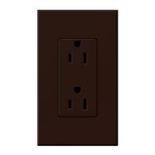 Lutron Electronics NTR-15-BR - NOVA T RECEPTACLE BROWN