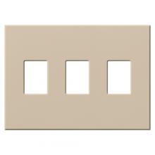 Lutron Electronics VWP-3-TP - VAREO WALLPLATE 3GNG TAUPE