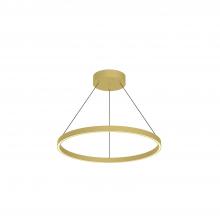 Kuzco Lighting Inc PD87124-BG-UNV-010 - Cerchio 24-in Brushed Gold LED Pendant