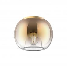 Kuzco Lighting Inc FM57508-BG/CP - Samar 8-in Brushed Gold/Copper 1 Light Flush Mount