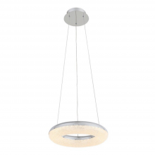 ZEEV Lighting P30088-LED-CH - LED 16" 1-Tier Ring Pendant