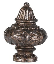 CAL Lighting FA-5064A - 2.13" Metal Cast Finial in Rust Finish