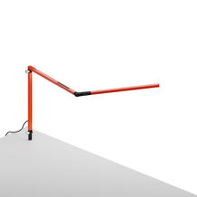 Koncept Inc AR3100-WD-ORG-THR - Z-Bar mini Desk Lamp with through-table mount (Warm Light; Orange)