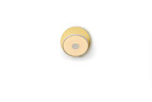 Koncept Inc GRW-S-MWT-BRS-HW - Gravy Wall Sconce - Matte White Body, Brass plates - Hardwire