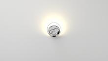 Koncept Inc GRW-S-MBK-SN1-HW - Peanuts® Gravy Wall Sconce - Metallic Black body, Snoopy plates - Hardwire