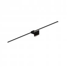 Koncept Inc ZBW-48-4-CM-SW-MTB - Z-Bar Wall Sconce, Soft Warm, Matte Black, 48," Center Mount