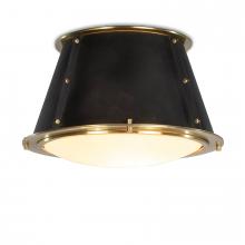 Regina Andrew 16-1379BBNB - Regina Andrew French Maid Flush Mount (Blackened