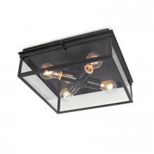 Regina Andrew 17-1011BLK - Regina Andrew Sydney Outdoor Flush Mount (Black)