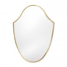 Regina Andrew 21-1120NB - Regina Andrew Crest Mirror (Natural Brass)