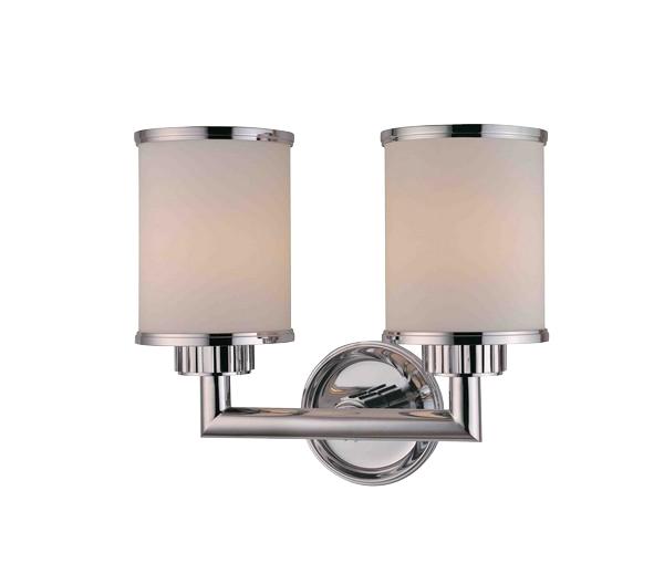 Two Light Satin Nickel Vanity