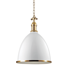 Hudson Valley 7718-WAGB - 1 LIGHT LARGE PENDANT