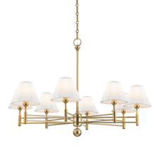 Hudson Valley MDS106-AGB - 8 LIGHT CHANDELIER