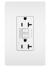 Legrand Radiant 2097NTLTRW - radiant® Tamper-Resistant 20A Duplex Self-Test GFCI Receptacles with SafeLock® Protection and Night 