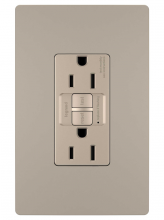 Legrand Radiant 1597TRNICC4 - radiant® Tamper-Resistant 15A Duplex Self-Test GFCI Receptacles with SafeLock® Protection, Nickel CC