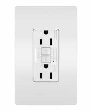 Legrand Radiant 1597TRWRW - radiant® Tamper-Resistant Weather-Resistant 15A Duplex Self-Test GFCI Receptacles with SafeLock® Pro