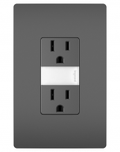 Legrand Radiant NTL885TRBKCC6 - radiant® 15A Tamper-Resistant Outlet with Night Light, Black (6 pack)