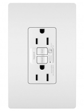 Legrand Radiant 1597TRAW - radiant® Tamper-Resistant 15A Duplex Self-Test GFCI Receptacles with Audible Alarm and SafeLock® Pro