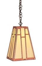 Arroyo Craftsman AH-8GW-AB - 8" asheville hanging pendant