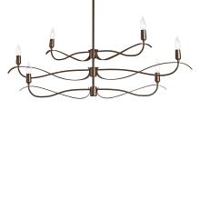 Hubbardton Forge 136350-SKT-MULT-05 - Willow 6-Light Small Chandelier