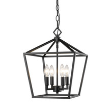 Millennium 3234-MB - 4-Light Pendant light Matte Black